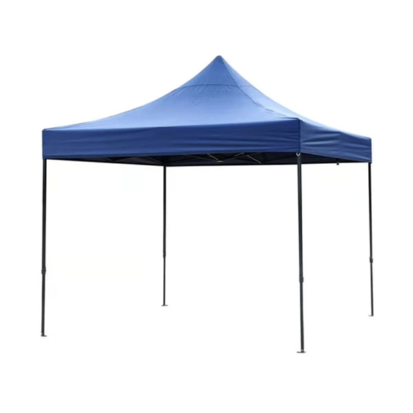 Cort pavilion pliabil, 3x3 m, cadru metal cu panza impermeabila pentru Curte, Gradina, Evenimente, Albastru — imaginea 2