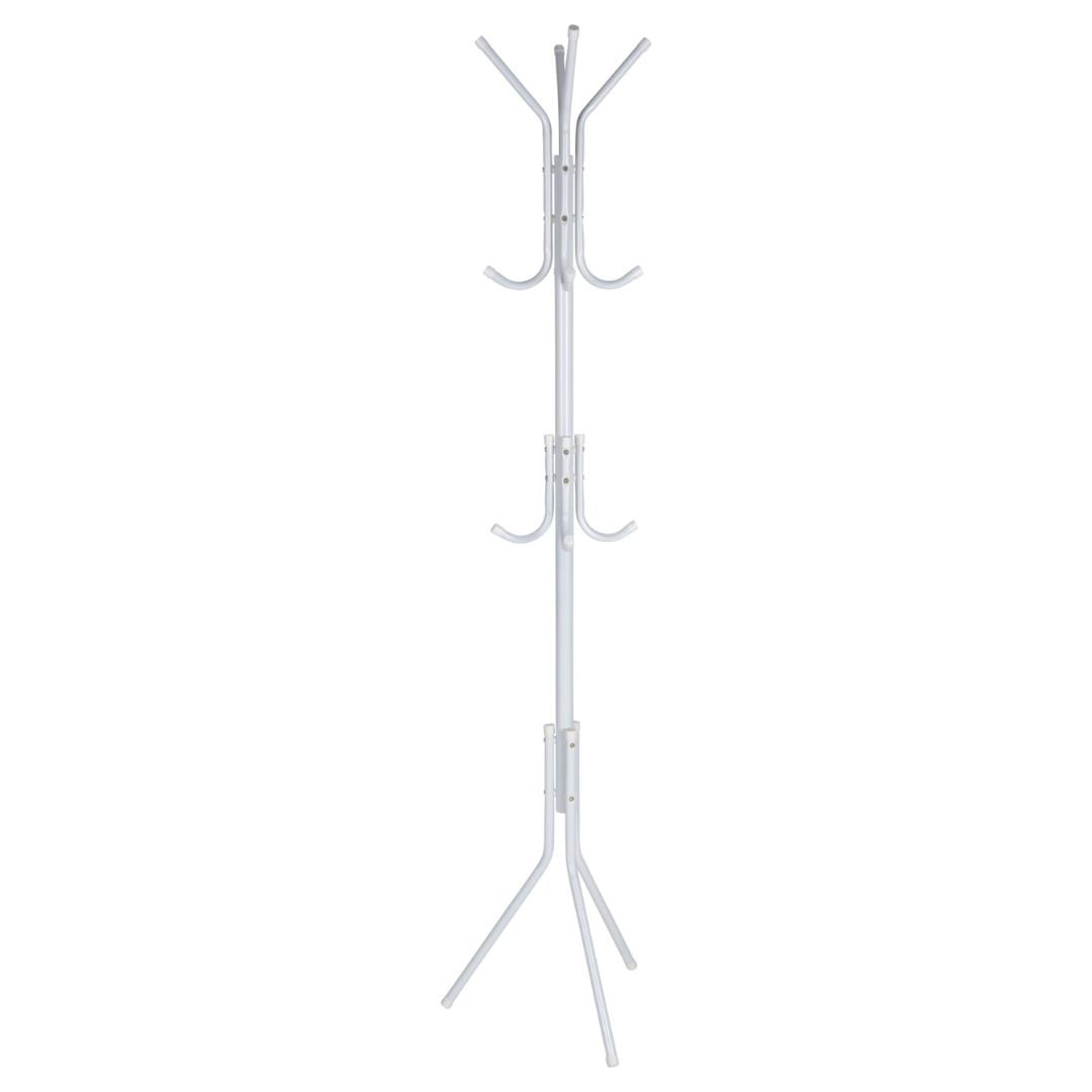 Cuier metalic pentru haine, 170 cm, alb, Storage Solutions