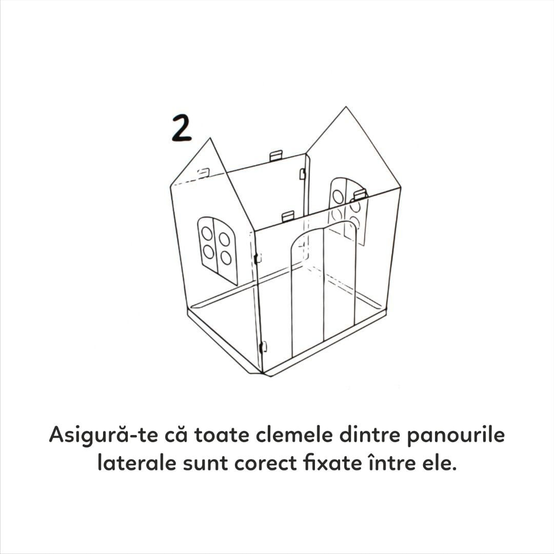 Casuta de Colorat din Carton pentru Copii – Doodle House | 3+ ani