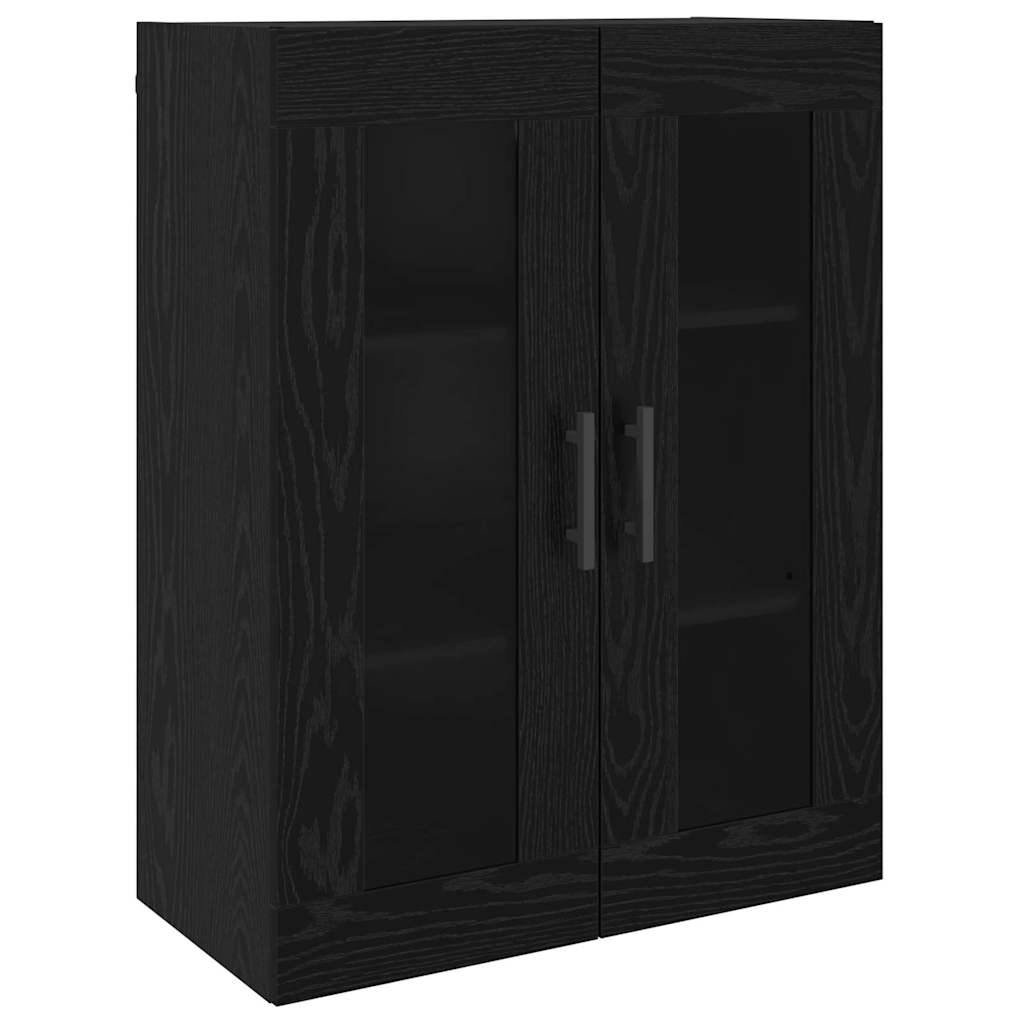 Bufet cu raft Stejar negru 69.5 x 34 x 90 cm Lemn compozit — imaginea 6