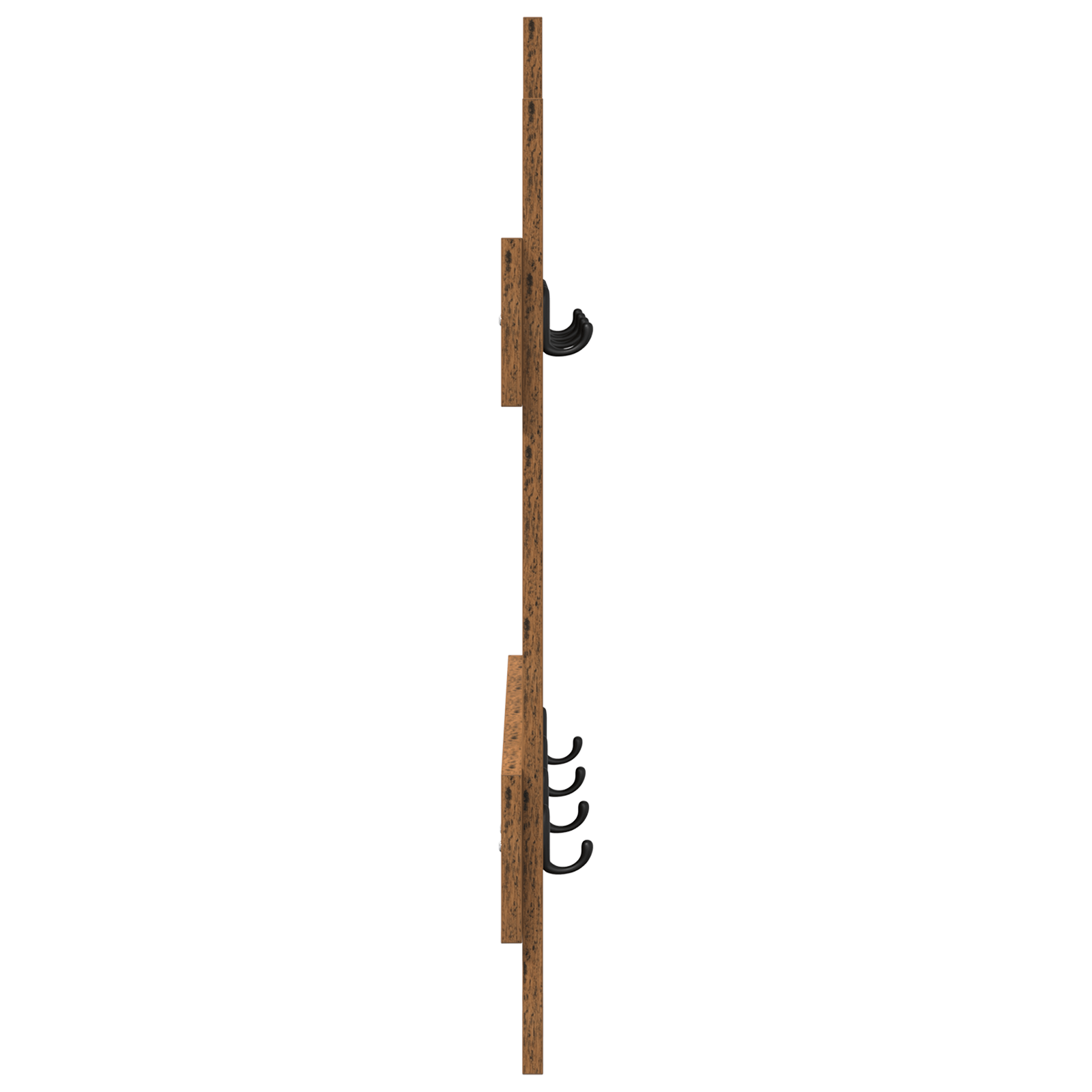 Racator de paltoane montat pe perete Lemn vechi 60 x 3 x 82 cm — imaginea 6