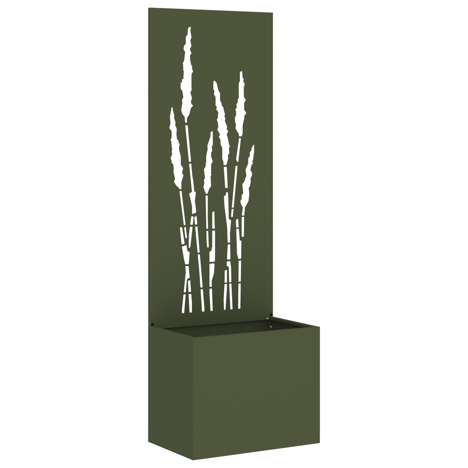 Ghiveci de Gradina cu Panou Decorativ Olivengrønn 50 x 140 cm — imaginea 2