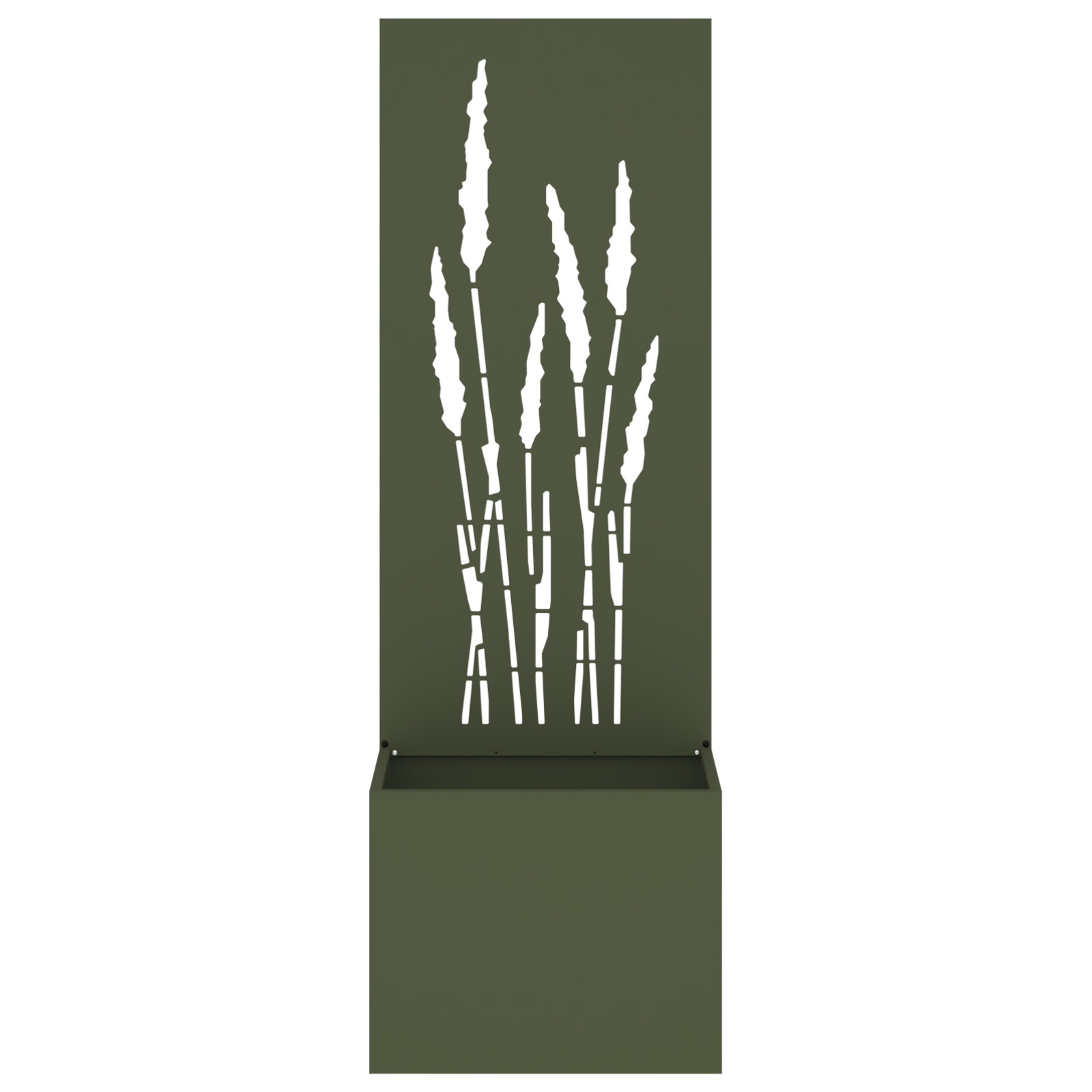 Ghiveci de Gradina cu Panou Decorativ Olivengrønn 50 x 140 cm — imaginea 5
