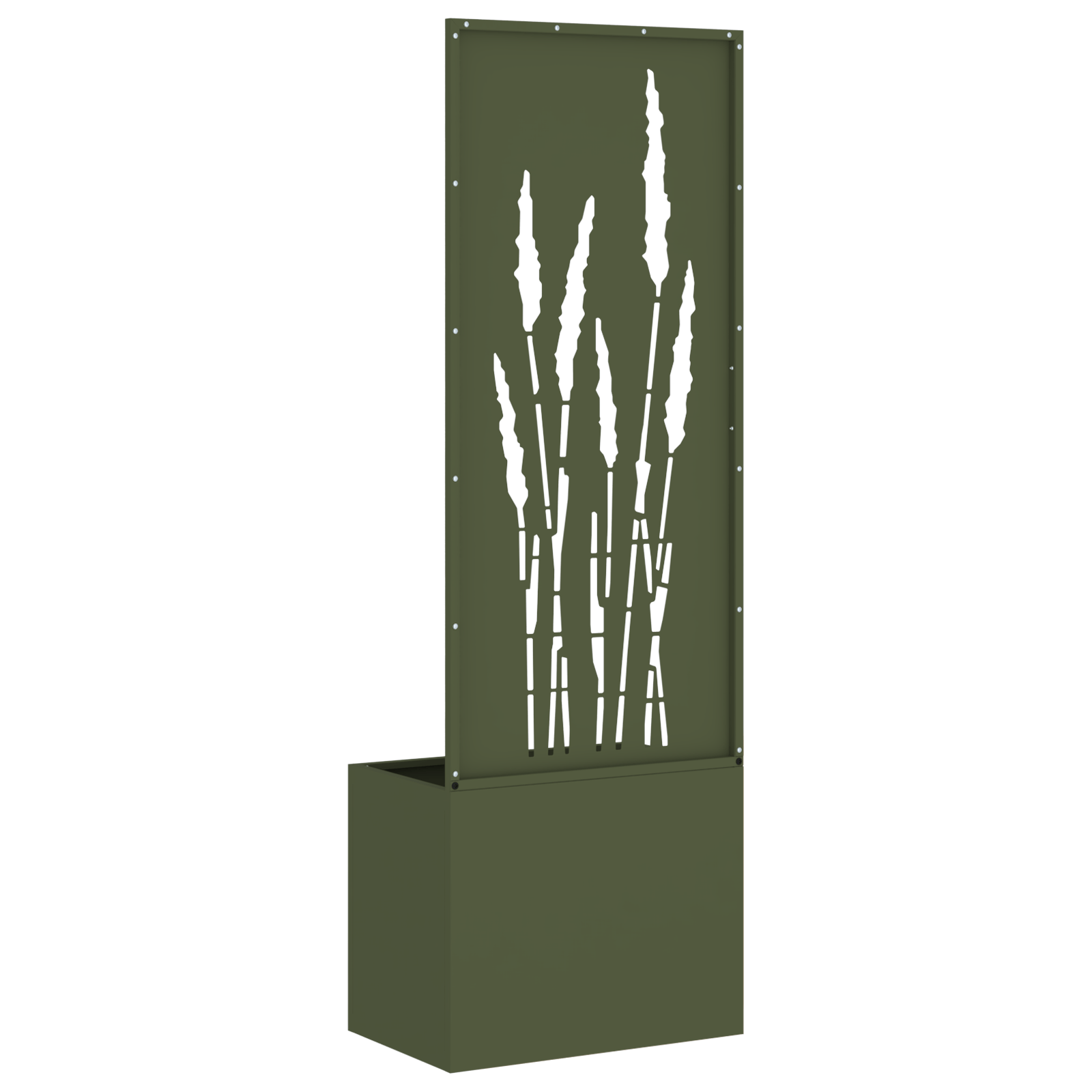 Ghiveci de Gradina cu Panou Decorativ Olivengrønn 50 x 140 cm — imaginea 7