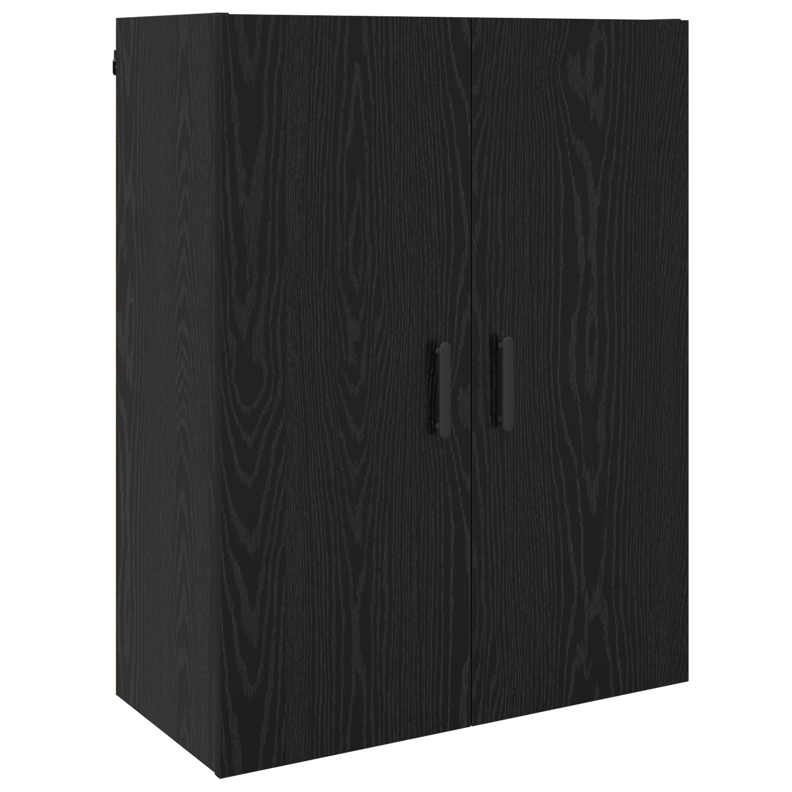 Dulap montat pe perete cu raft Stejar negru 69.5 x 34 x 90 cm — imaginea 2