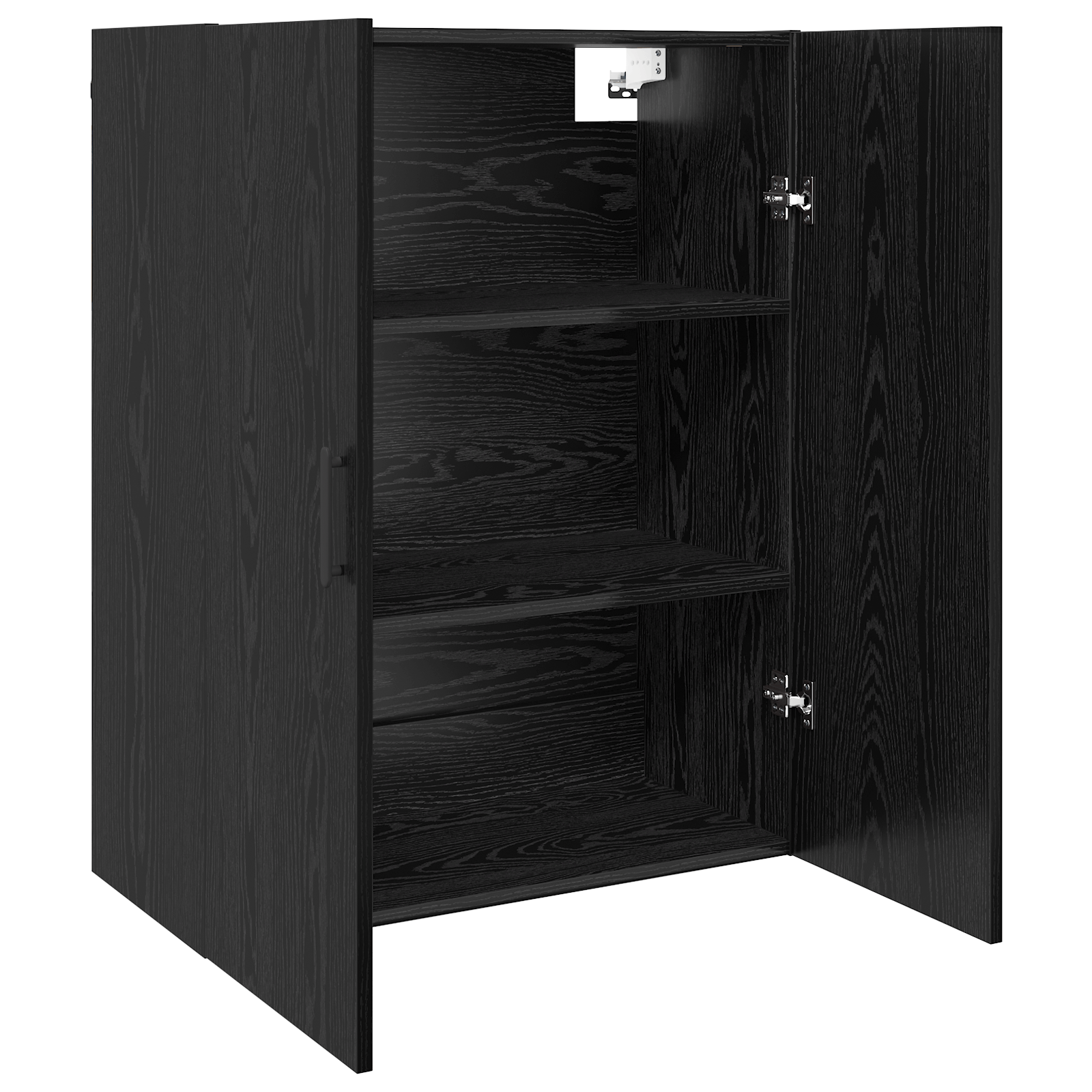 Dulap montat pe perete cu raft Stejar negru 69.5 x 34 x 90 cm — imaginea 5