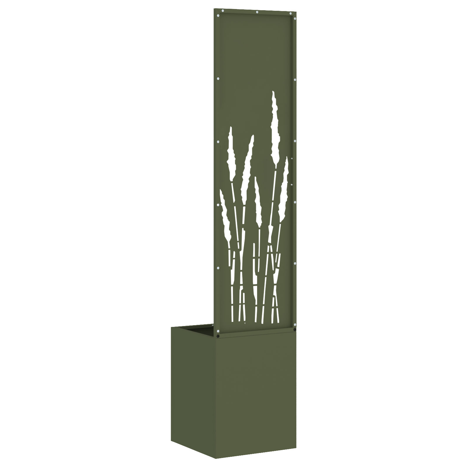 Ghiveci de Gradina cu Panou Decorativ Olivengrønn 32 x 140 cm — imaginea 7