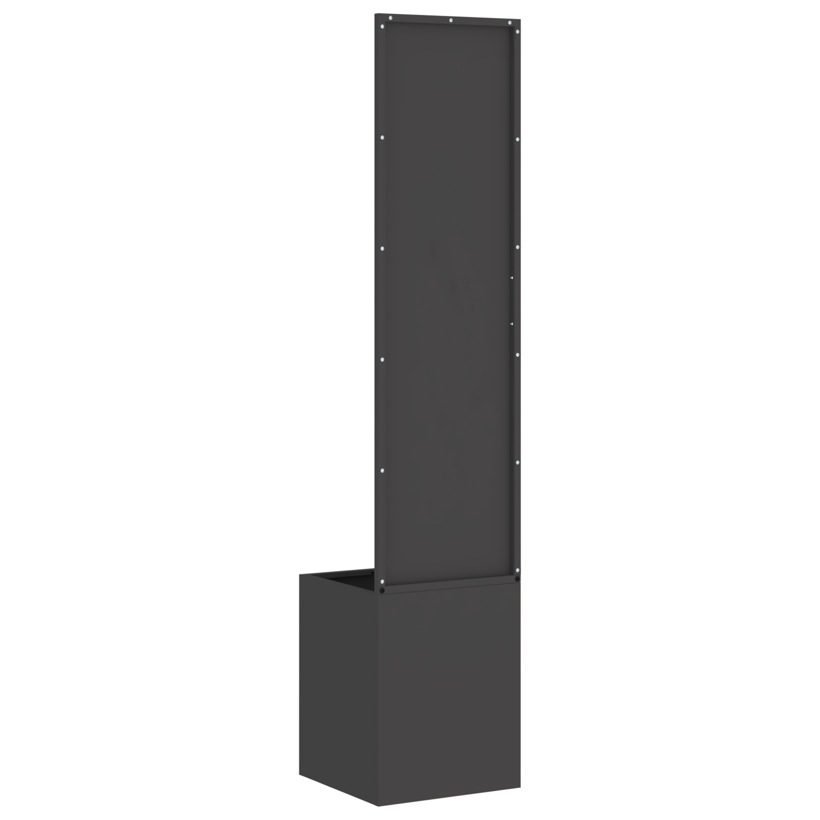 Ghiveci de Gradina cu Panou Decorativ Negru 32 x 140 cm — imaginea 7