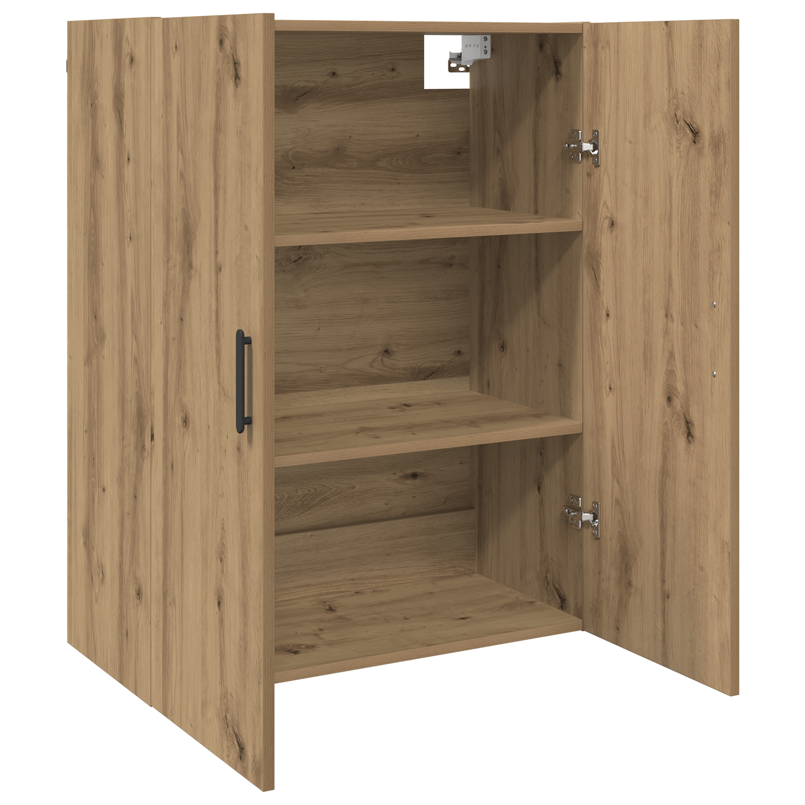 Dulap montat pe perete stejar artizanal 69.5 x 34 x 90 cm — imaginea 5