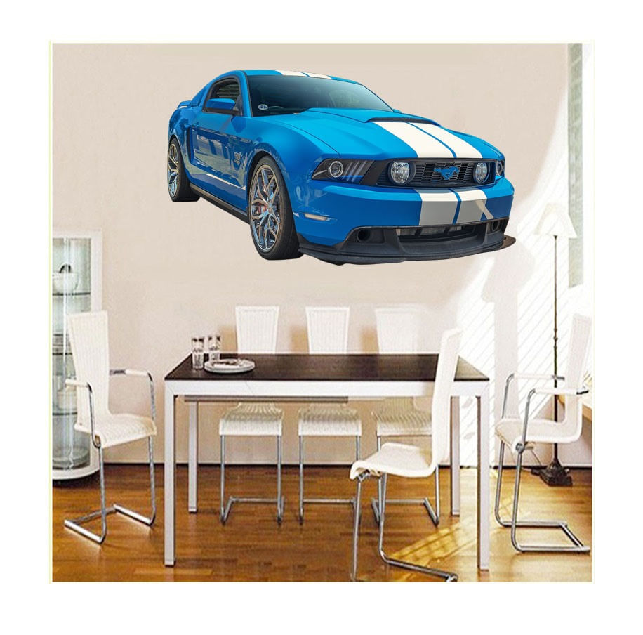 Sticker decorativ masina, 3D, 80 cm, 1011STK-3