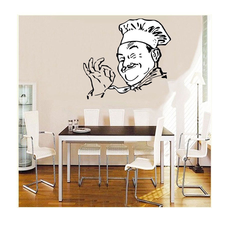 Sticker decorativ, Bucatar, 55 cm, 1145STK