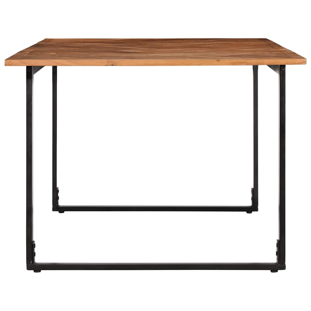 Masa de sufragerie 200x100x75 cm din lemn masiv de salcam — imaginea 3