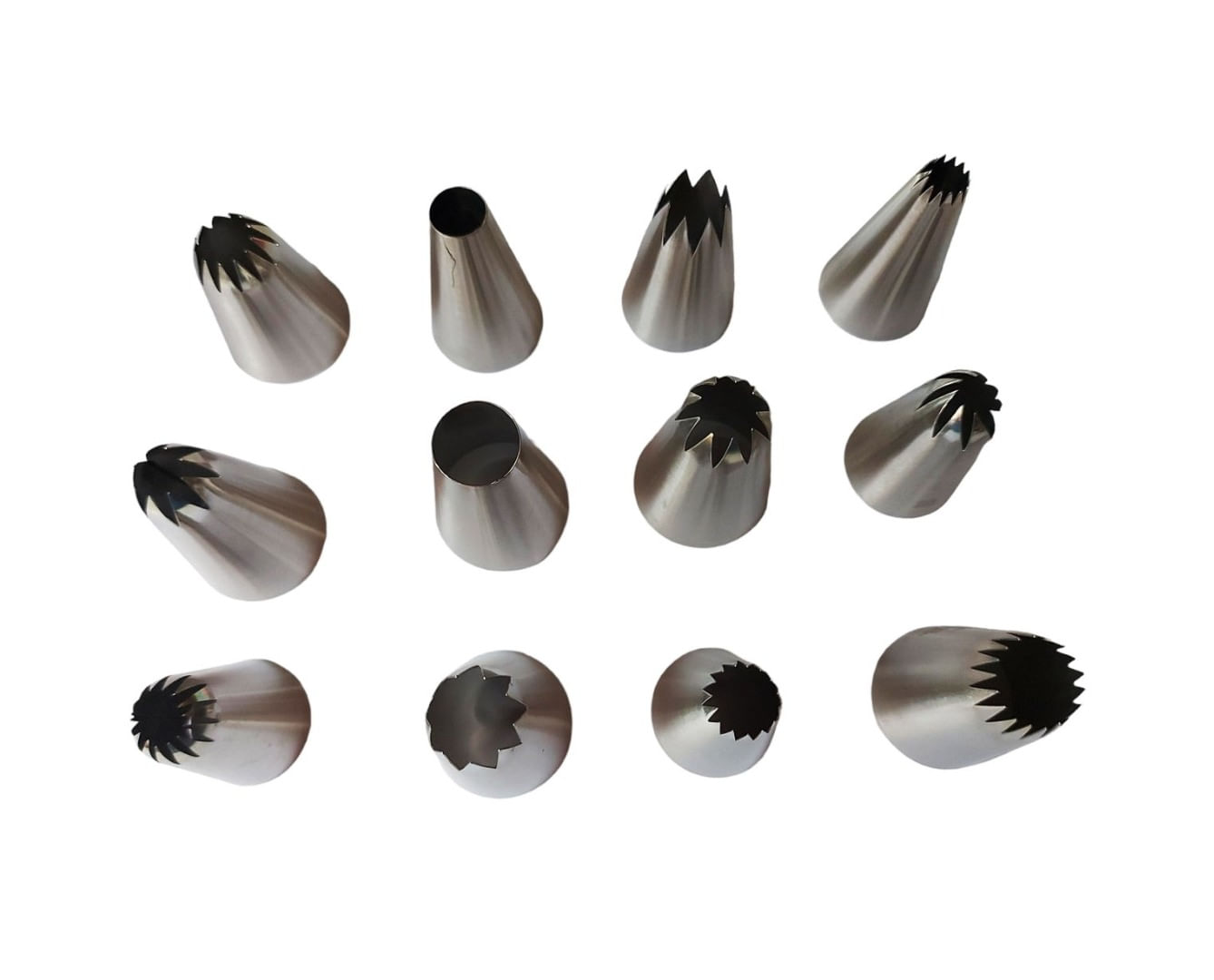 Set 12 duiuri ornat din inox, 5 cm, 362COF