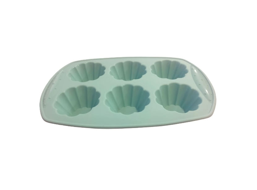 Forma din silicon pentru savarine, 6 cavitati, 77COF