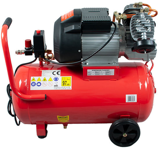 Compresor de aer industrial 50 litri, 370l/min 2.2kW, 220V ZVA-50 DK.ZVA-50 — imaginea 4