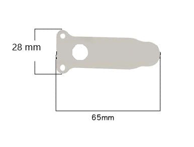 Placa supapa cap compresor 28x65 mm CH010 — imaginea 2