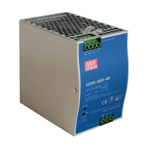 Sursa de alimentare in comutatie, 48V / 10A, sina DIN - MEAN WELL NDR-480-48