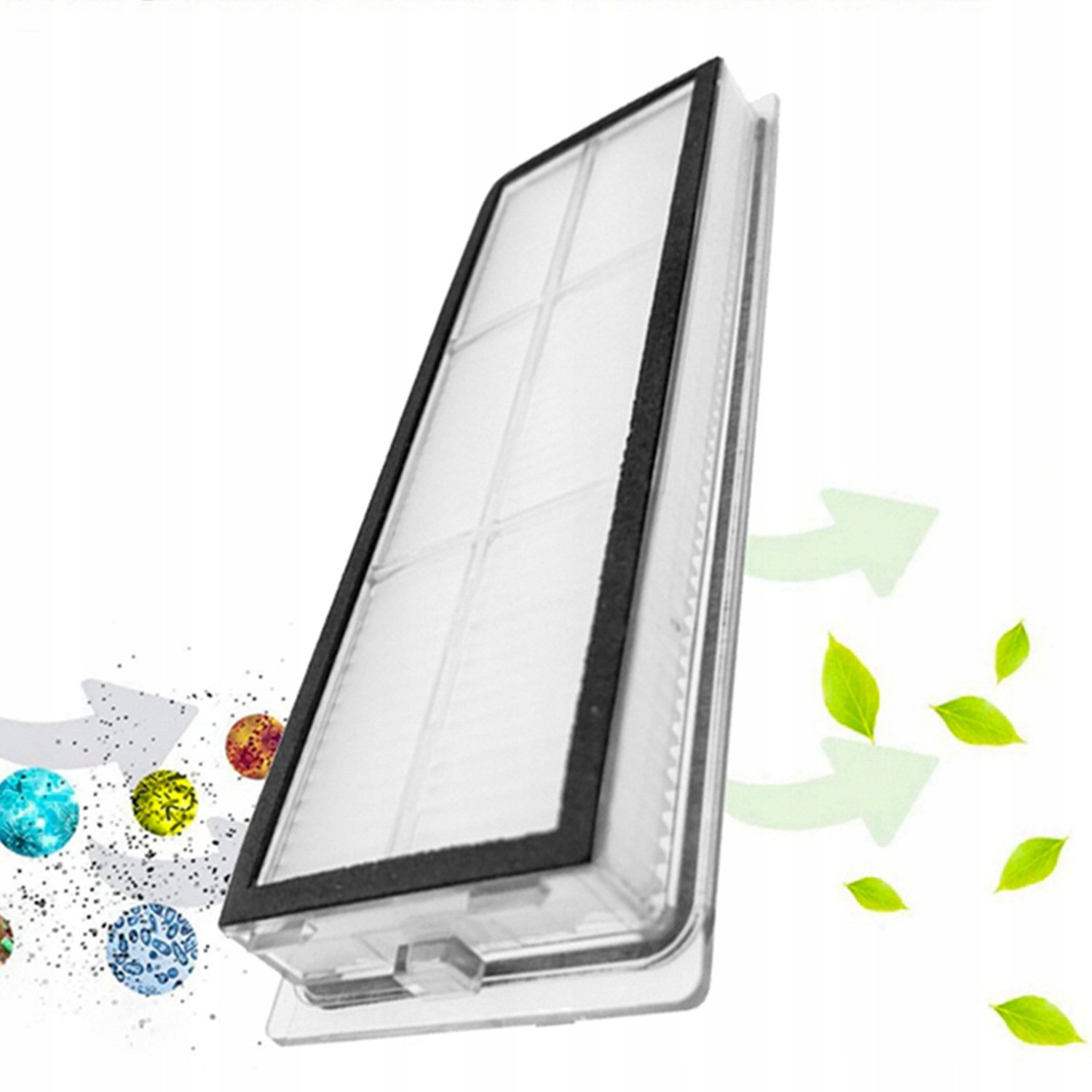Set 9 accesorii NewEvo compatibile cu Xiaomi MI X10 PLUS+, X20+PLUS, 1 perie tambur, 2 perii laterale, 2 filtre Hepa - imagine 4