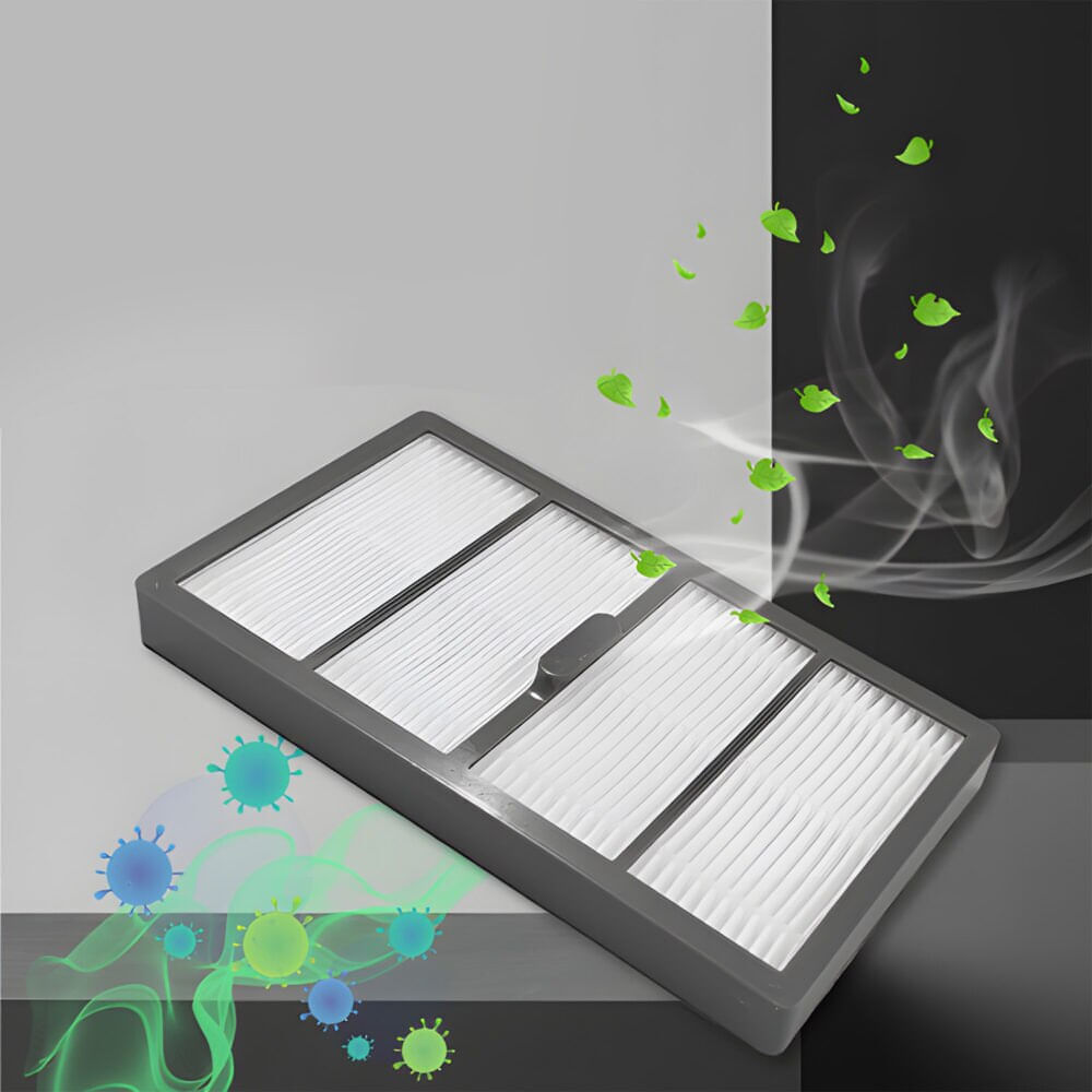 Set 11 accesorii NewEvo compatibile cu iRobot Roomba S9, S9+, 2 perii tambur, 3 perii laterale, 3 filtre Hepa - imagine 2