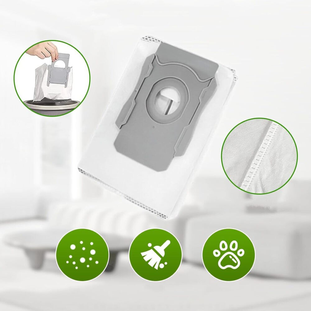Set 11 accesorii NewEvo compatibile cu iRobot Roomba S9, S9+, 2 perii tambur, 3 perii laterale, 3 filtre Hepa - imagine 5