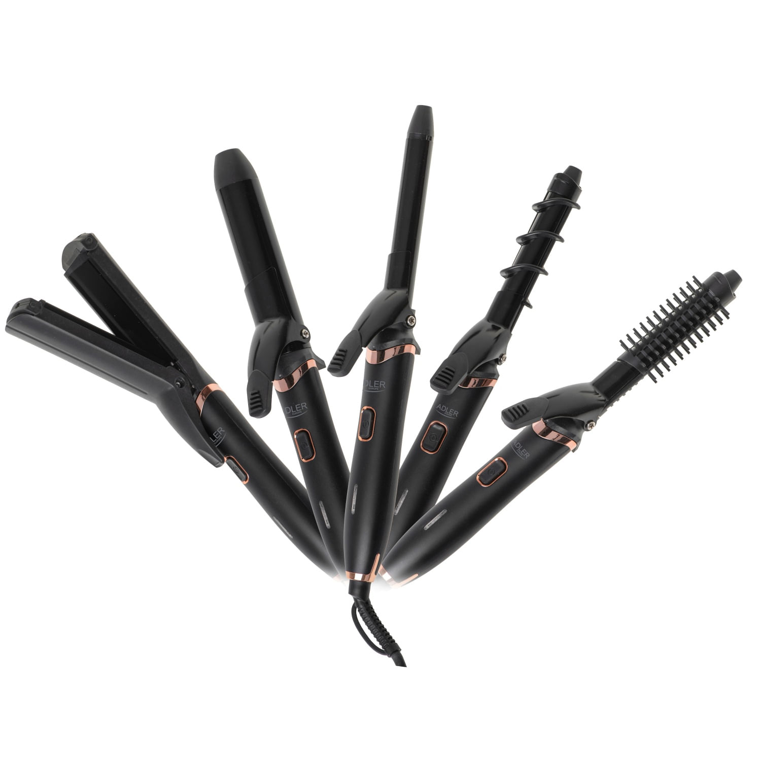 Set coafare Adler AD2028, placa, ondulator, creponat - imagine 8