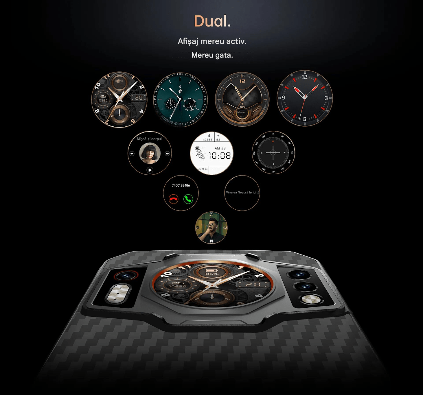 Telefon Rugged WP21, Android 12, 17GB RAM, Procesor Octa-Core, 256GB ROM, Camera frontal 20 MP/Camera principala 64MP - imagine 3