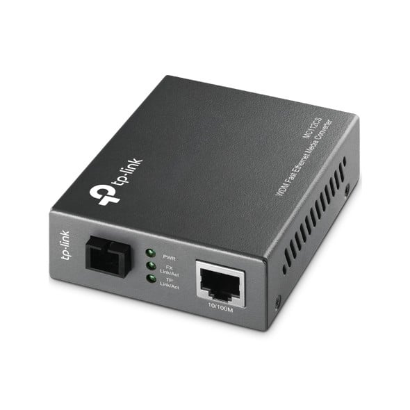 Media Convertor WDM 10/100 Mbps RJ45 - 100 Mbps Single-mode SC Bi-directional - TP-Link Omada MC112CS