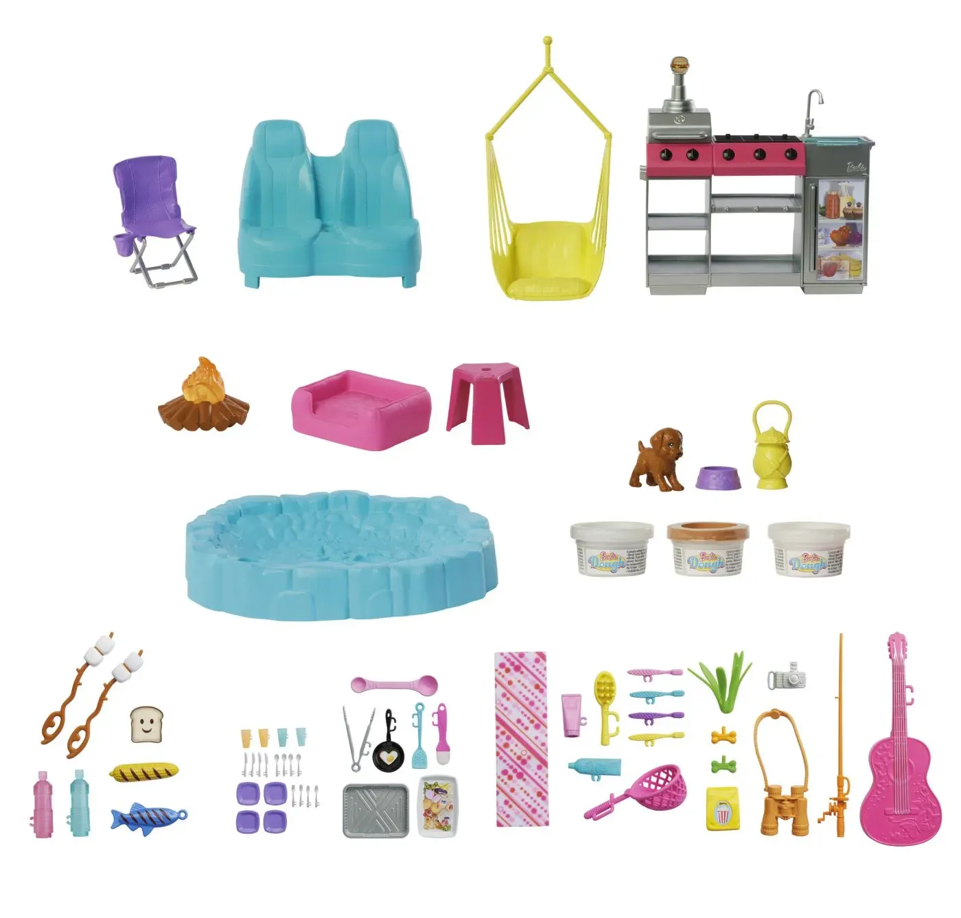 Barbie Rulota De Vis Cu Accesorii