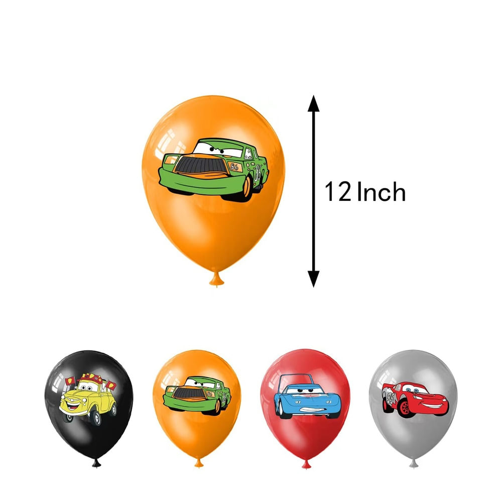 Set 46 Accesorii REDQUIT de Petrecere Aniversara Fulger McQueen