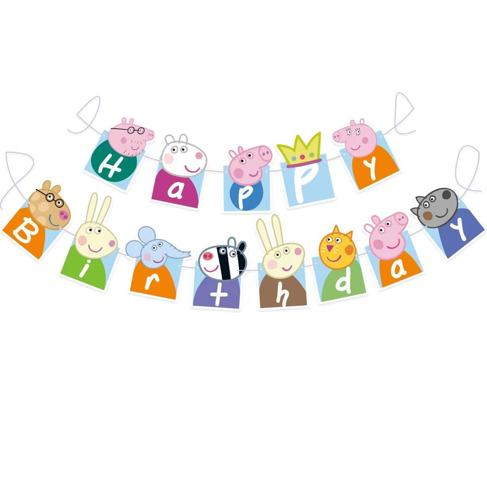 Set 44 Accesorii REDQUIT de Petrecere Aniversara Peppa Pig