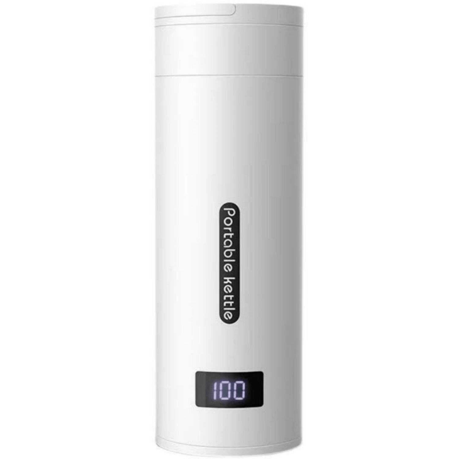 Fierbator Electric Portabil, Tip Termos, 500 ml, 4 Temperaturi Presetate, Interior Otel Inoxidabil, Alb