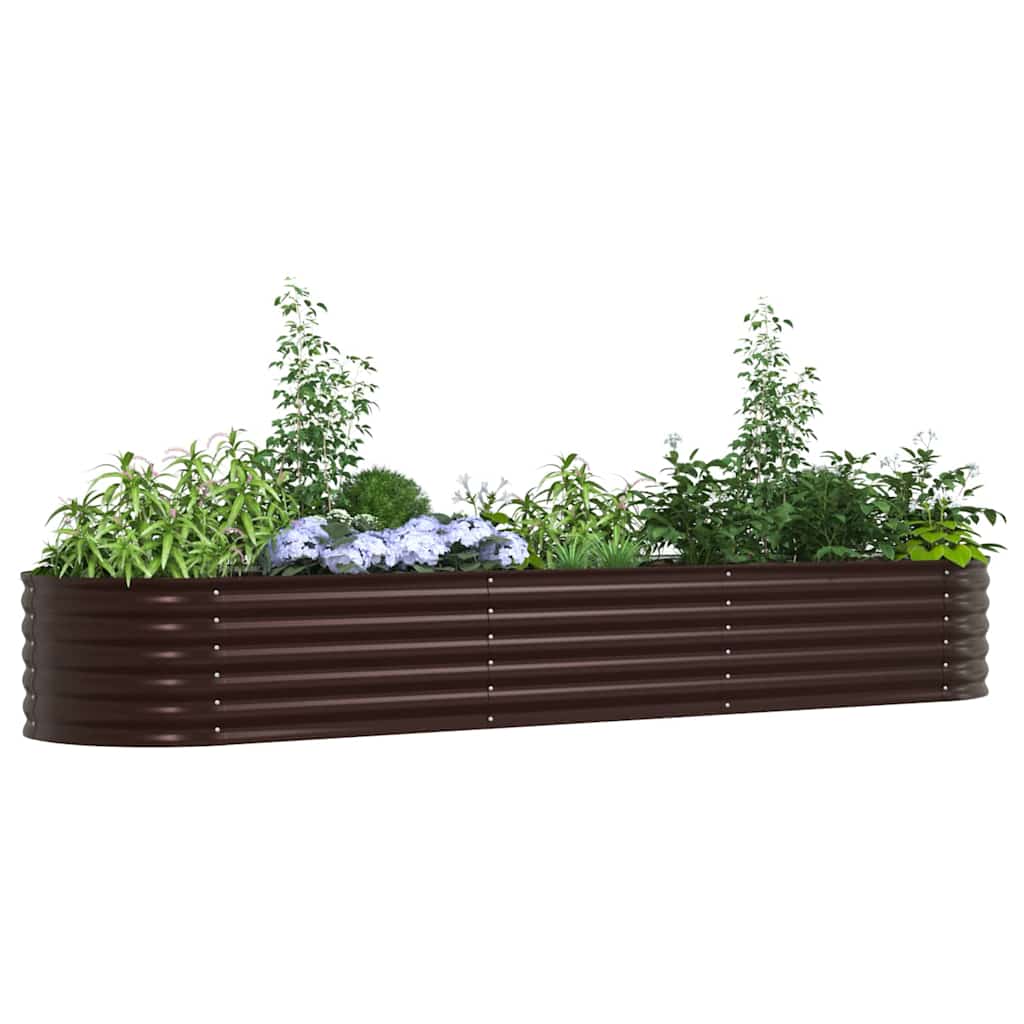 Strat inaltat de gradina Maro 320 x 80 x 44 cm Otel — imaginea 3
