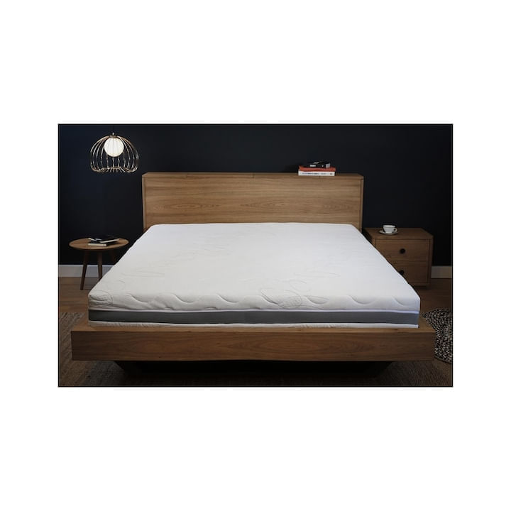 Saltea Ortopedica, Buona Notte, Elis,100x190x20 cm, spuma poliuretanica 7 zone comfort, hipoalegenic, reversibila, fermitate medie, husa Heros — imaginea 3