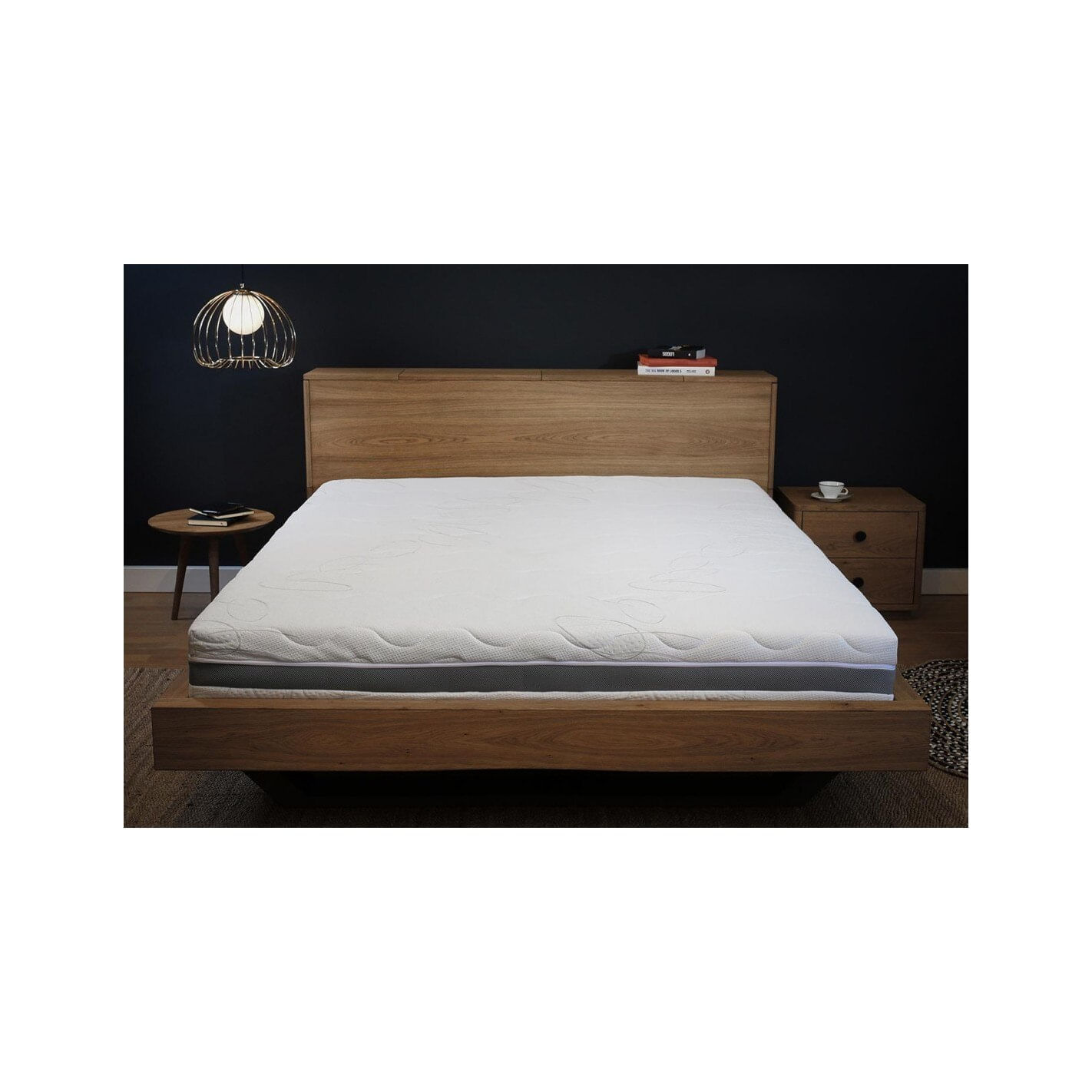 Saltea Ortopedica, Buona Notte, Biolix,160x190x30 cm, spuma poliuretanica cu memorie, hipoalegenic, reversibila, fermitate medie, husa Heros — imaginea 3