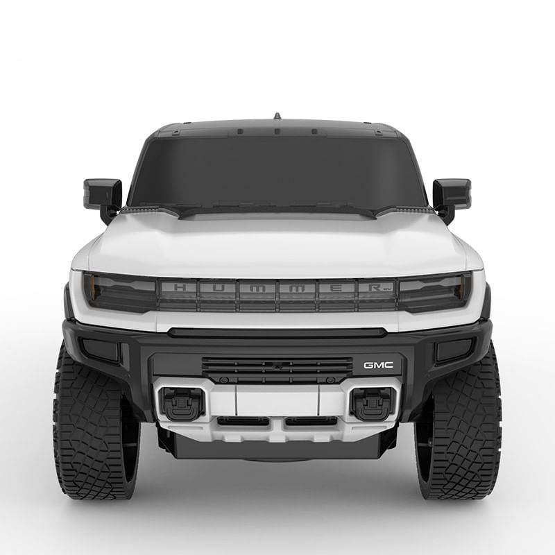 Masina cu telecomanda hummer ev alb cu scara 1 la 24