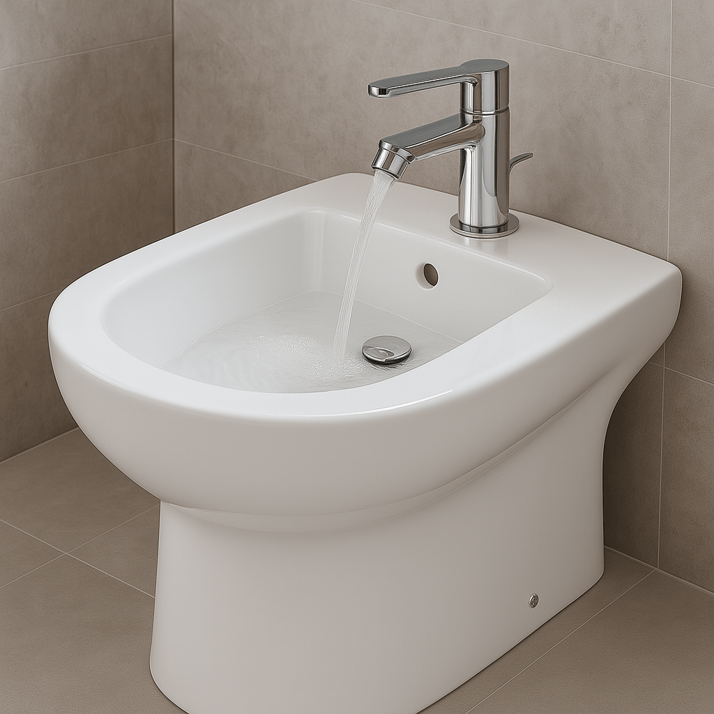 Baterie bideu Remer Rubinetterie Winner W20, monocomanda, ventil pop-up, aerator, cartus ceramic — imaginea 5