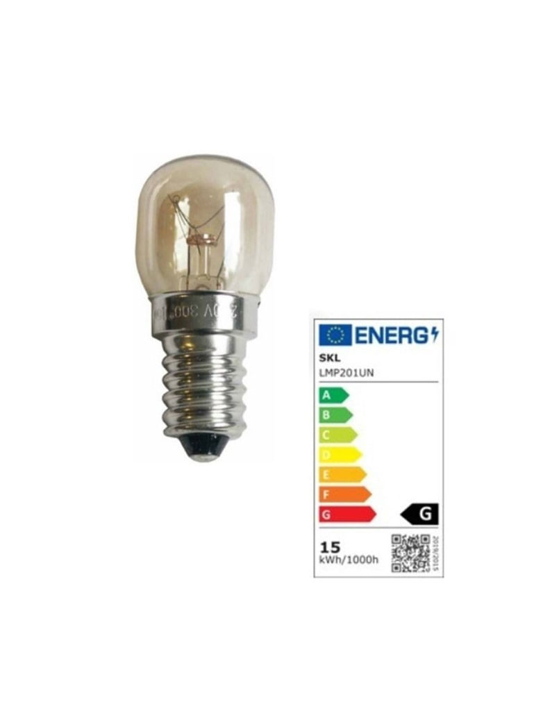 Bec cuptor electric / cuptor microunde / aragaz, E14, 25W-230V, L 57mm, 300°C - imagine 5