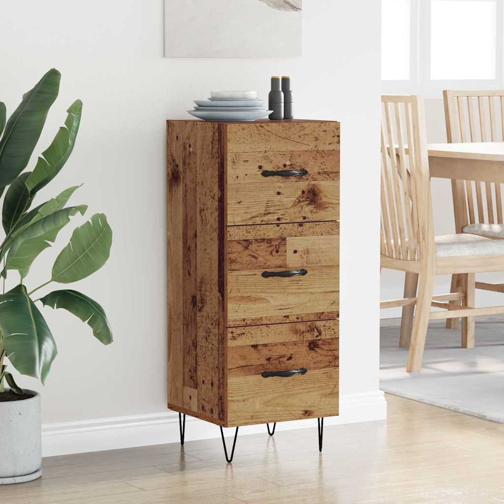 Bufet cu sertar Lemn vechi 34 x 34.5 x 90 cm Lemn compozit — imaginea 4