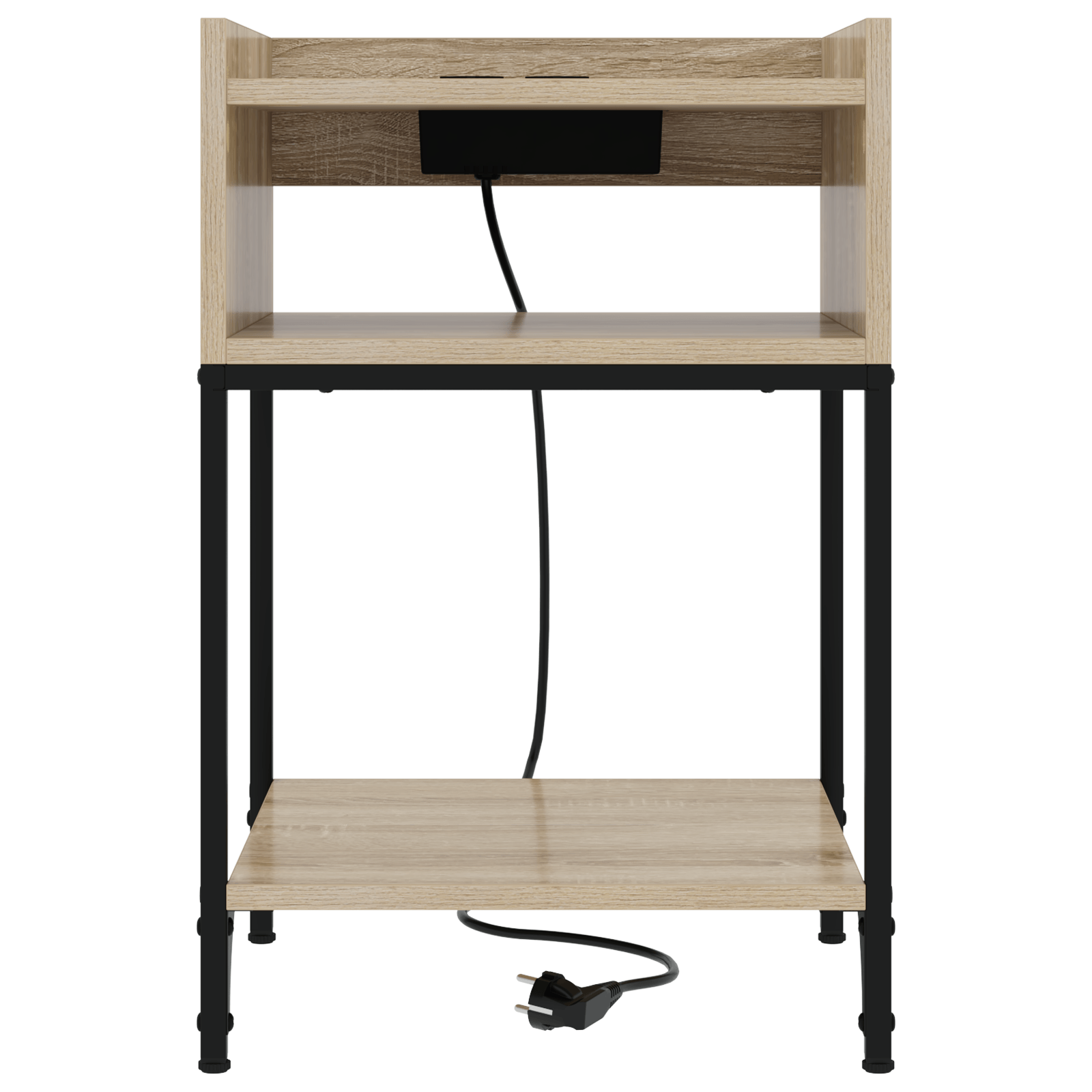 Noptiera stejar sonoma 40 x 40 x 61 cm Lemn compozit — imaginea 5