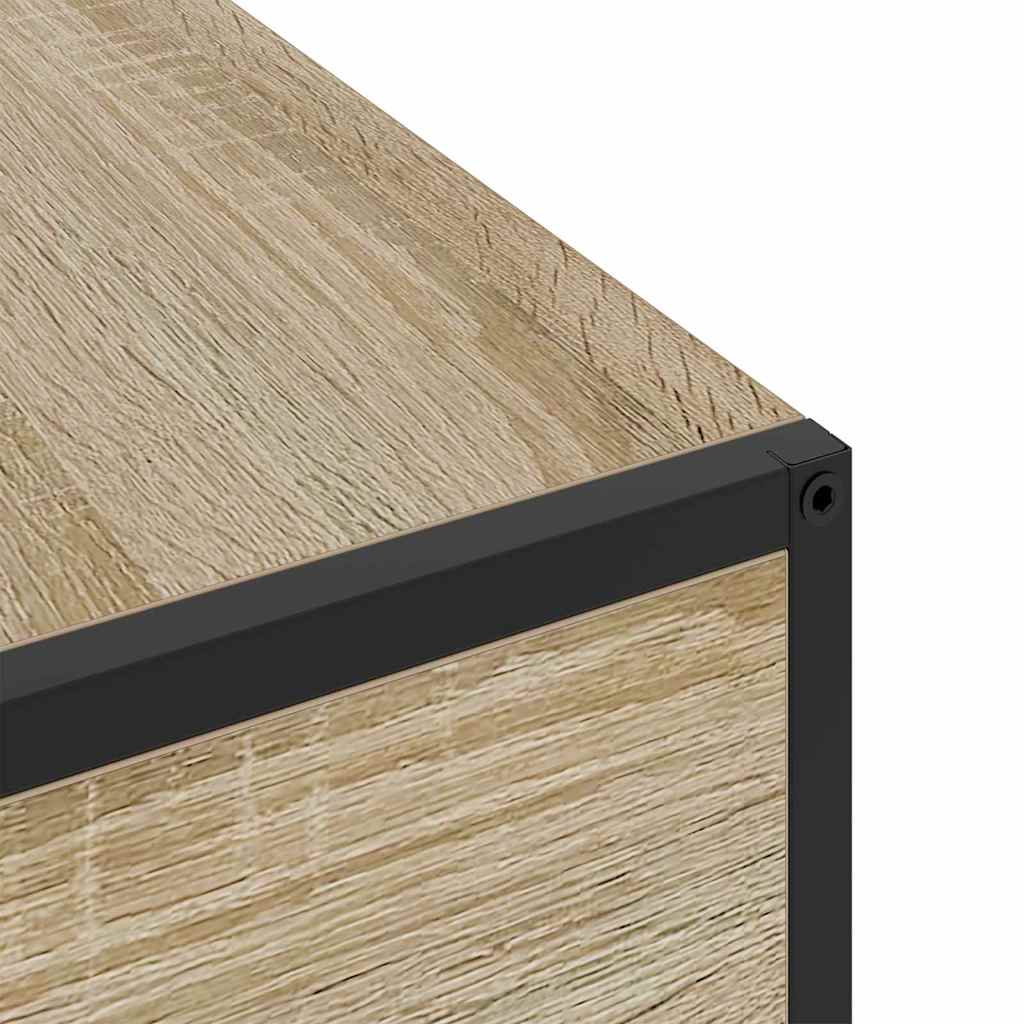Noptiera stejar sonoma 40 x 27 x 76 cm Lemn compozit — imaginea 10