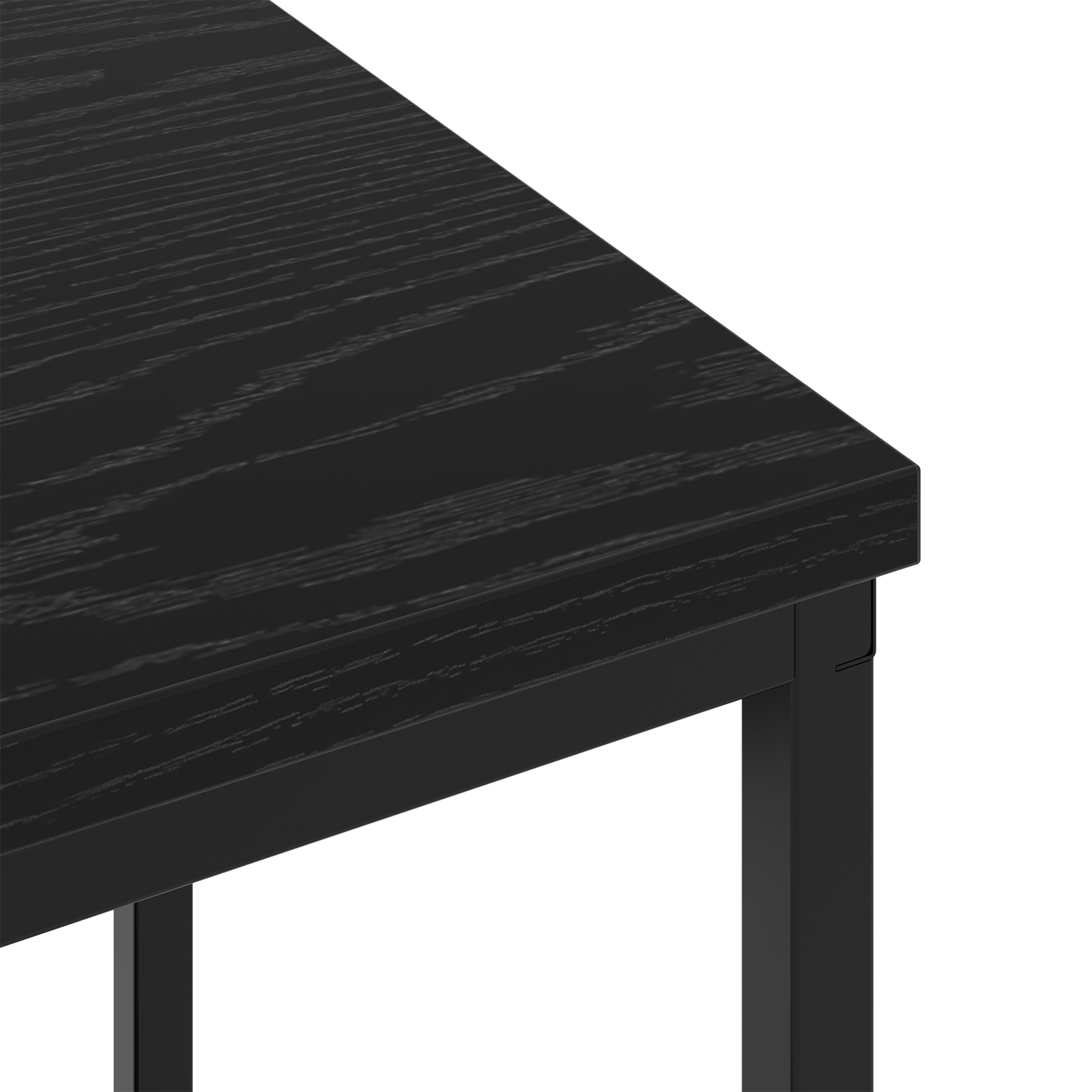 Noptiera stejar negru 38 x 30 x 48 cm Lemn compozit — imaginea 9