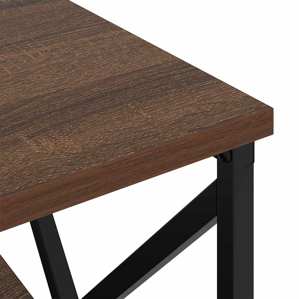 Noptiera cu sertar 2 pcs stejar brun 41.5 x 40.5 x 55 cm — imaginea 11