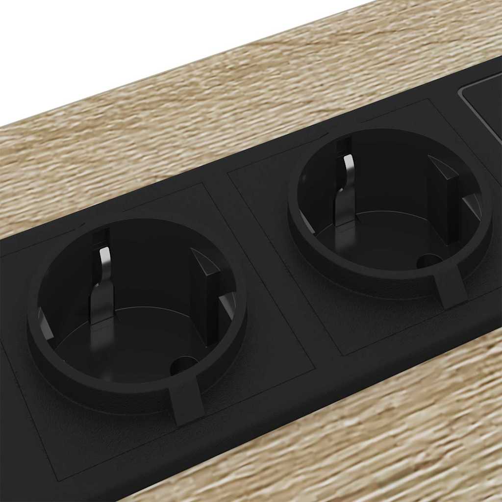 Noptiera 2 pcs stejar sonoma 41.5 x 40.5 x 55 cm — imaginea 10