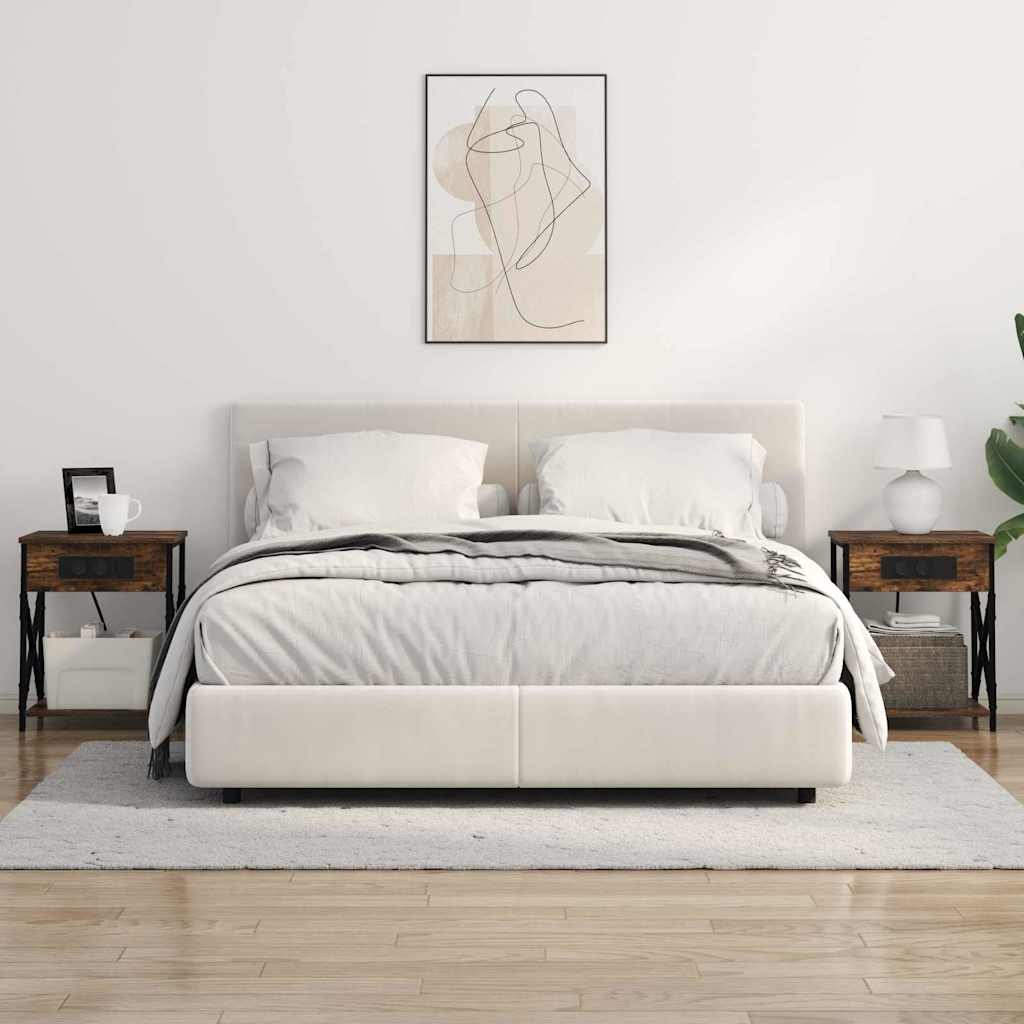 Noptiera cu sertar 2 pcs stejar afumat 41 x 31 x 51 cm — imaginea 4