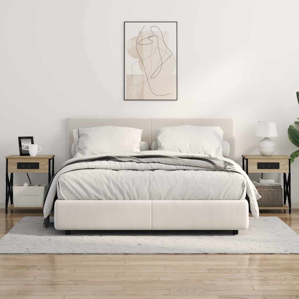 Noptiera stejar sonoma 41 x 31 x 51 cm Lemn compozit — imaginea 4