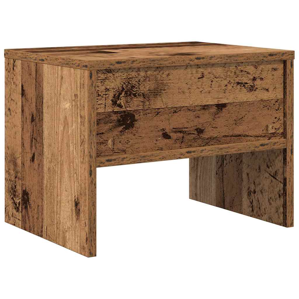 Noptiera Lemn vechi 40 x 30 x 30 cm Lemn compozit — imaginea 7