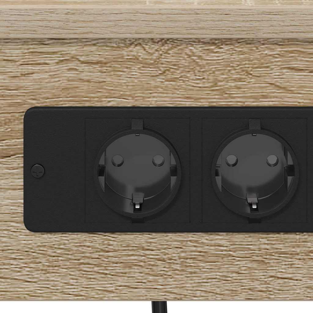 Noptiera stejar sonoma 41 x 31 x 51 cm Lemn compozit — imaginea 8