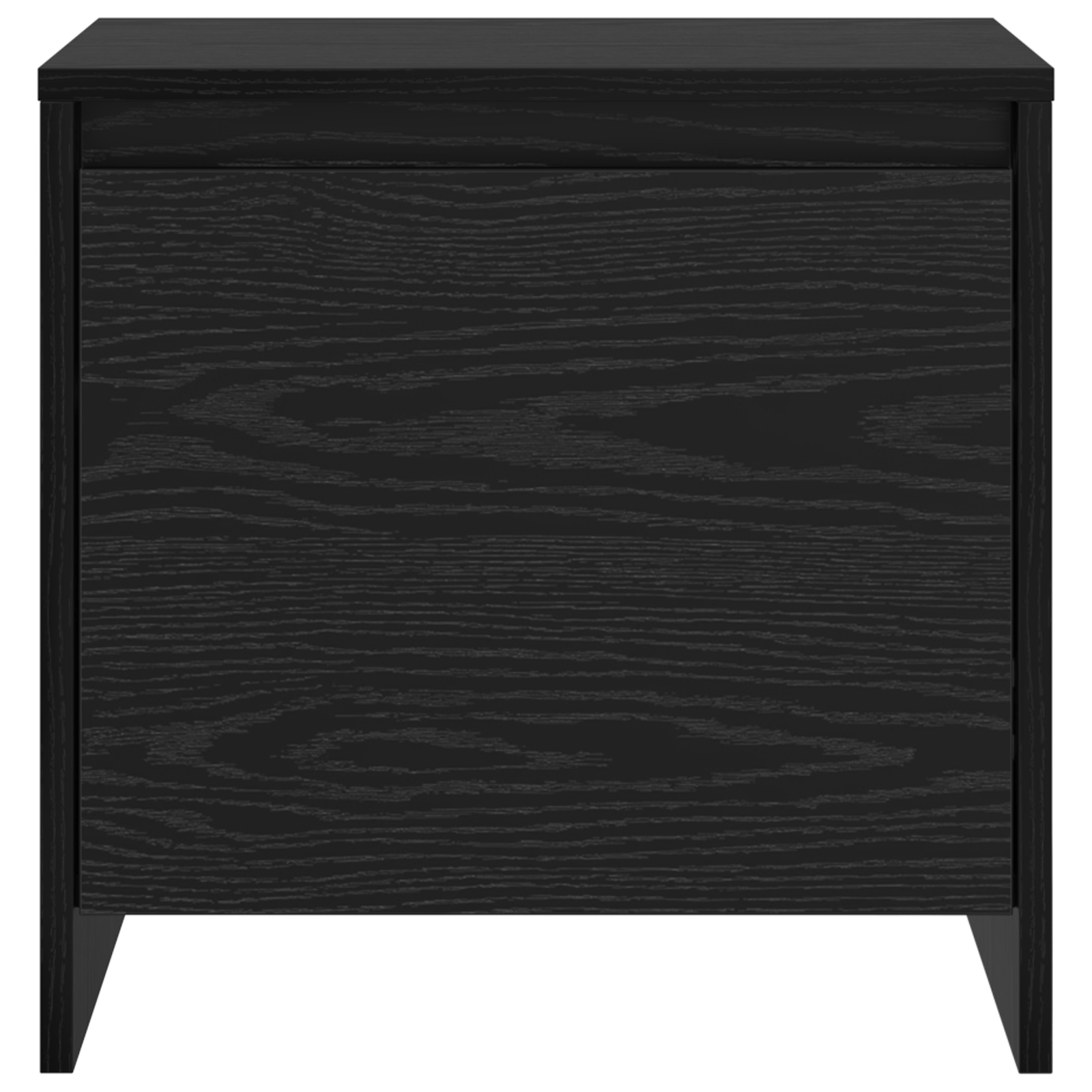 Noptiera stejar negru 45 x 34 x 44.5 cm Lemn compozit — imaginea 6