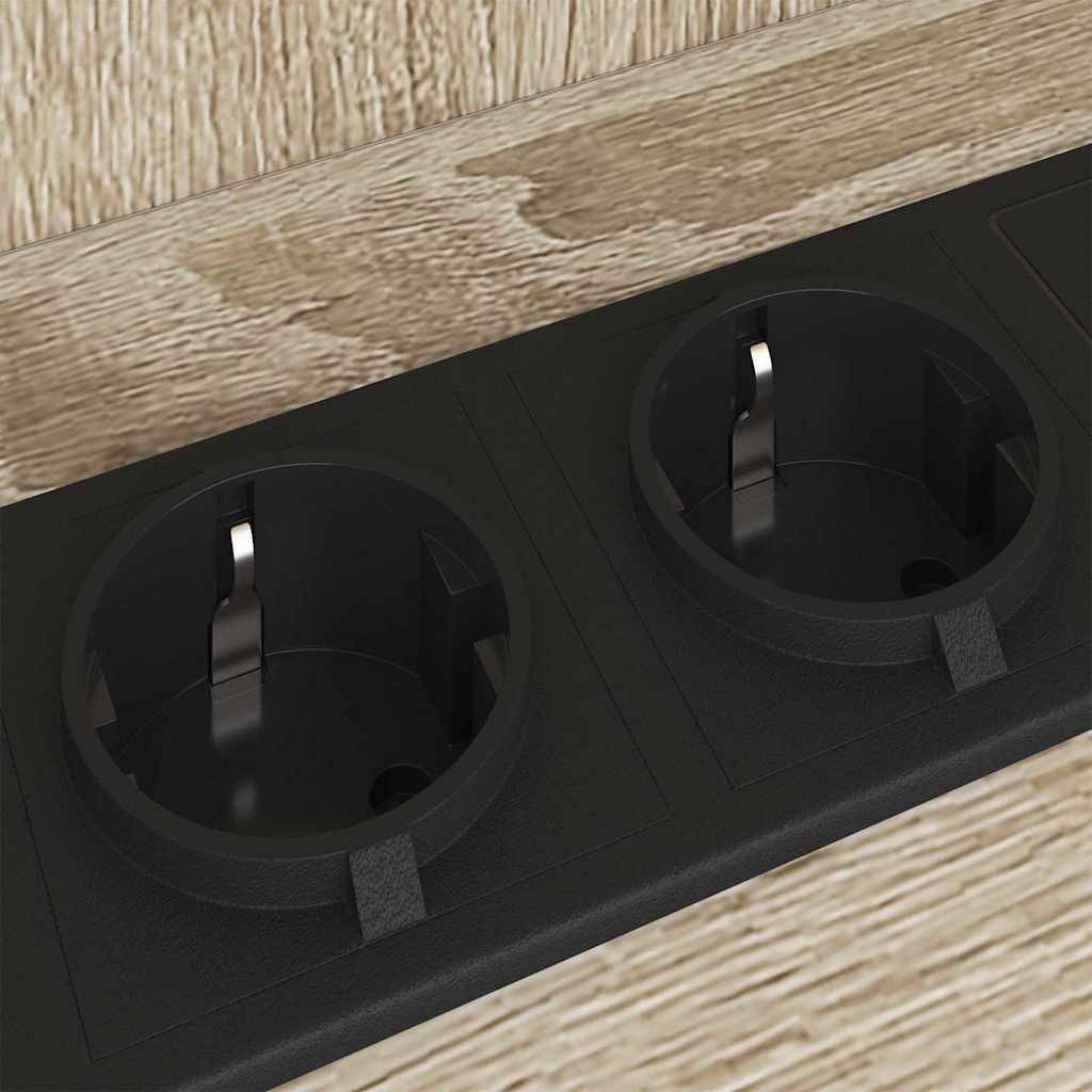 Noptiera stejar sonoma 55 x 31 x 76 cm Lemn compozit — imaginea 8