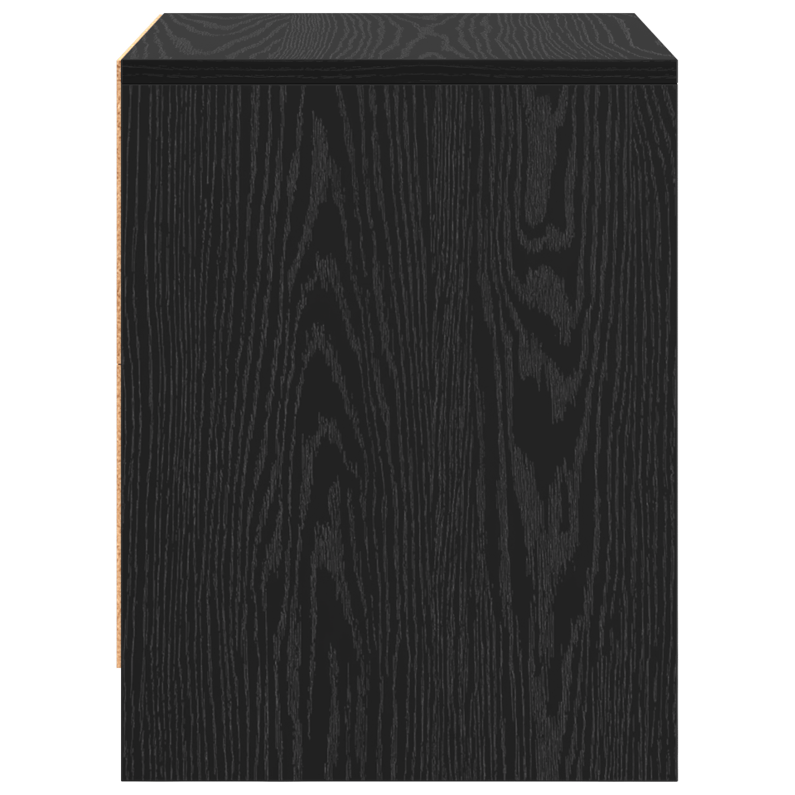 Noptiera stejar negru 45 x 34 x 44.5 cm Lemn compozit — imaginea 7